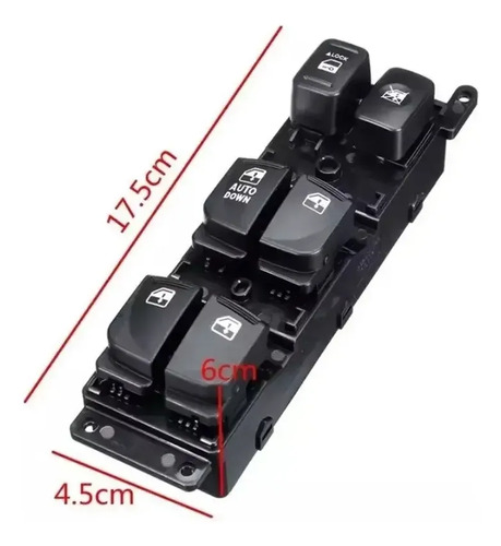 06-11 Dodge Attitude Control Maestro Para Vidrios Electricos