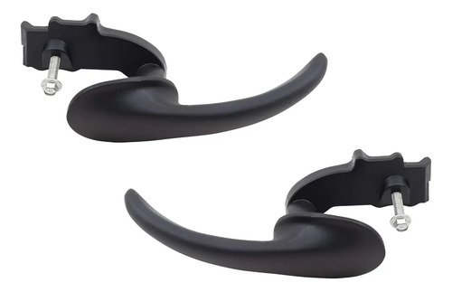 97-98 Ford Lobo Par Manijas Interiores Color Negro 2 Piezas