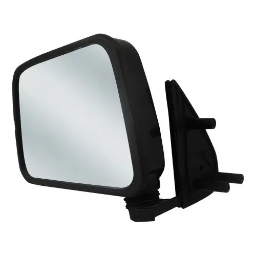 ESPEJO NISSAN Camioneta D21 Mod. 94-08 D22 Mod. 09-15 Negro Texturizado Base Metalica Convexo Economico DERECHO