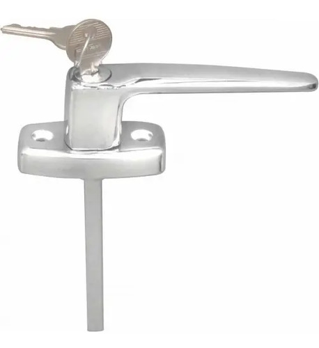 MANIJA EXTERIOR UNIVERSAL con llave TIPO "L" cromada