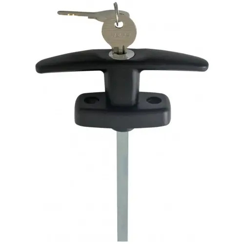 MANIJA EXTERIOR UNIVERSAL con llave TIPO "T" negra