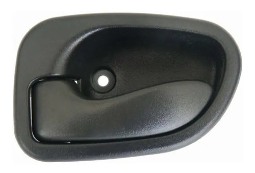 MANIJA INTERIOR ABRIR HYUNDAI Atos Mod. 00-08 Negra Texturizada con Base Delanetra (Pata Corta) IZQUIERDO