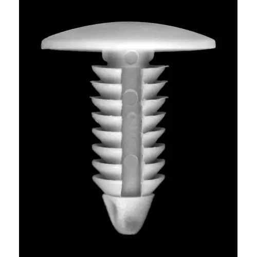 GRAPA SENCILLA UNIVERSAL-CHEVROLET-FORD-DODGE Defensa-Tolva-Rejilla Blanca L=20.63 mm Ø=1/4" (6.30 mm) C=18.25 mm (20 pzas)