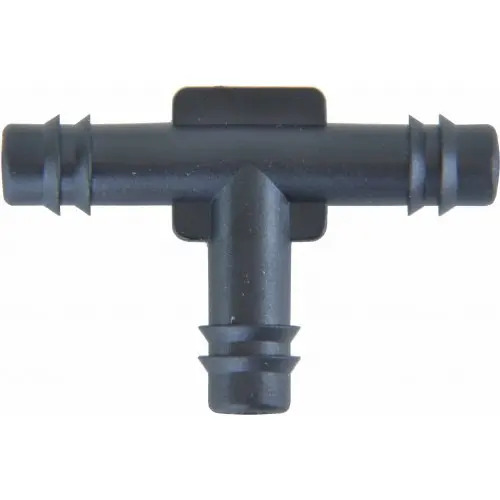 CONECTOR "T" 3 SALIDAS 5/16" x 5/16" x 5/16" Plastico (10 pzas)