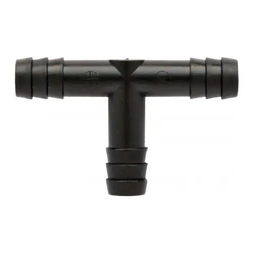 CONECTOR "T" 3 SALIDAS 3/8" x 3/8" x 3/8" Plastico (10 pzas)