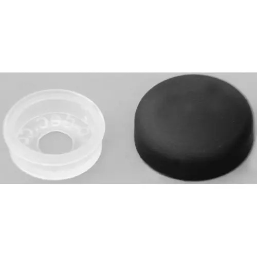 TAPON Y RONDANA UNIVERSAL de Plastico para Pija Metalica 7/16" (20 jgos. de 2 pzas
