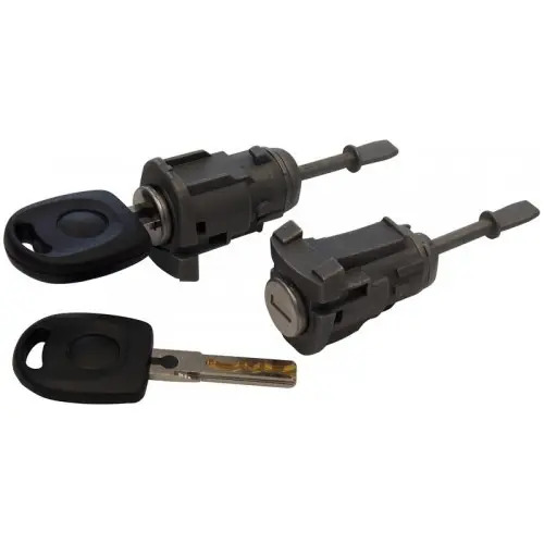 CILINDROS PUERTAS VOLKSWAGEN Jetta A4-Passat Mod. 97-04 Lupo Mod. 98-05 con Llave de Regata Espiga 4.9 cm