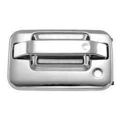 MANIJA EXTERIOR FD LOBO 04-08 LC MARK LT 06-13 CON HOYO PARA LLAVE CROMADA PLASTICO TWN HUSHAN Izquierdo Delantera