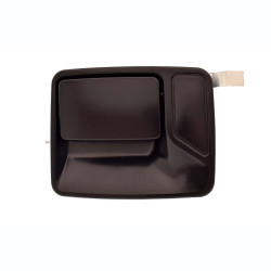 MANIJA EXTERIOR FD SUPER DUTY F-250/F-350/F-450/F-550 99-16/EXCURSION 00-07 LISA PARA PINTAR NEGRA PLASTICO TWN HUSHAN 5C3Z-2626601-AAA Izquierdo Trasera