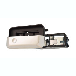 MANIJA INTERIOR FD F-150 REGULAR CAB/CREW CAB/LOBO REGULAR CAB/CREW CAB 04-08 SEGURO MANUAL CROMO PLASTICO TWN HUSHAN 6L3Z-26264A00-BA Derecho Delantera/Trasera
