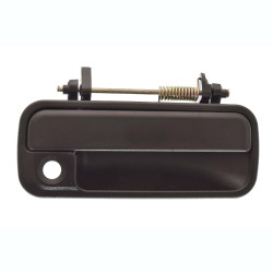 MANIJA EXTERIOR HD ACCORD 2P COUPE / 4P SEDAN 90-93 CON HOYO PARA LLAVE CORRUGADA NEGRA PLASTICO TWN HUSHAN 72140-SM4-J01 Derecho Delantera
