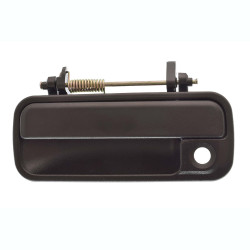 MANIJA EXTERIOR HD ACCORD 2P COUPE / 4P SEDAN 90-93 CON HOYO PARA LLAVE CORRUGADA NEGRA PLASTICO TWN HUSHAN 72180-SM4-J01 Izquierdo Delantera
