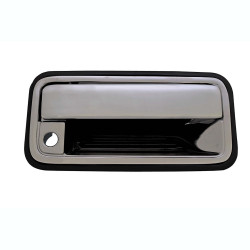 MANIJA EXTERIOR CV SUBURBAN/BLAZER (C10)/TAHOE GM YUKON 92-99 CON HOYO PARA LLAVE PUERTA LATERAL / ABATIBLE - 5TA PUERTA / DOBLE CROMO ZINC TWN HUSHAN