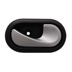 MANIJA INTERIOR RN DUSTER 13-20/STEPWAY 10-15/SANDERO 07-15/MEGANE II 04-10/SCENIC II 05-08/CLIO EURO 07-09/OROCH 18-22 NEGRO/PLATA PLASTICO PARA VARILLA TWN HUSHAN 8200735218 Derecho Delantera/Trasera