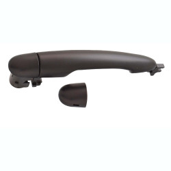 MANIJA EXTERIOR RN MEGANE II 04-10/SCENIC II 05-08 SIN HOYO PARA LLAVE CORRUGADA NEGRA PLASTICO TWN HUSHAN 7701474436 Derecho/Izquierdo Delantera/Trasera