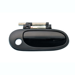 MANIJA EXTERIOR NS ALMERA 00-06 CON HOYO PARA LLAVE LISA PARA PINTAR NEGRA PLASTICO TWN HUSHAN 80604-YS100 Derecho Delantera