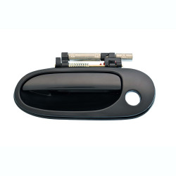 MANIJA EXTERIOR NS ALMERA 00-06 CON HOYO PARA LLAVE LISA PARA PINTAR NEGRA PLASTICO TWN HUSHAN 80605-YS100 Izquierdo Delantera