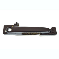 MANIJA EXTERIOR DG ATTITUDE 06-11 HY ACCENT 07-11 CON HOYO PARA LLAVE CON BASE CORRUGADA NEGRA PLASTICO TWN HUSHAN 82660-1E000-CA Derecho Delantera