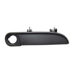 MANIJA EXTERIOR FD TOPAZ 89-94/TAURUS 92-95/GHIA 92-94 MR SABLE 92-95 CON HOYO PARA LLAVE CORRUGADA NEGRA PLASTICO TWN HUSHAN E64B-5266404 Derecho Delantera