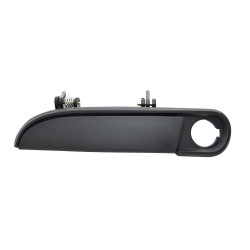 MANIJA EXTERIOR FD TOPAZ 89-94/TAURUS 92-95/GHIA 92-94 MR SABLE 92-95 CON HOYO PARA LLAVE CORRUGADA NEGRA PLASTICO TWN HUSHAN E64B-5266405 Izquierdo Delantera