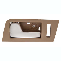 MANIJA INTERIOR FD ESCAPE 08-12/FOCUS USA TYPE MZ TRIBUTE MR MARINER 08-11 CON HOYO PARA SEGURO BEIGE/CROMADA PLASTICO TWN HUSHAN 8L8Z-7822601-BB Izquierdo Delantera