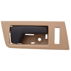 MANIJA INTERIOR FD ESCAPE 08-12/FOCUS USA TYPE MZ TRIBUTE 08-11 CON HOYO PARA SEGURO BEIGE/NEGRO PLASTICO TWN HUSHAN 8L8Z-7822600-AB Derecho Delantera
