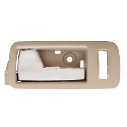 MANIJA INTERIOR FD MUSTANG 05-14 CON HOYO PARA SEGURO BEIGE/CROMADA PLASTICO TWN HUSHAN AR3Z-6322601-DA Izquierdo Delantera