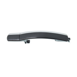MANIJA EXTERIOR FD MONDEO 01-07 SIN HOYO PARA LLAVE LISA PARA PINTAR NEGRA/CROMO PLASTICO TWN HUSHAN PL1S-7122405-AA Derecho Delantera/Trasera