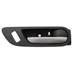 MANIJA INTERIOR MZ 3 10-13 CON HOYO PARA SEGURO NEGRO/PLATA PLASTICO TWN HUSHAN BBM4-58-330-02 Derecho Delantera