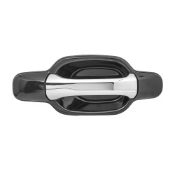 MANIJA EXTERIOR CV COLORADO GM CANYON 04-12 SIN HOYO PARA LLAVE LISA PARA PINTAR NEGRA/CROMO PLASTICO TWN HUSHAN Derecho Delantera