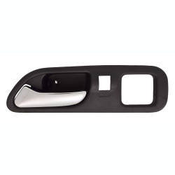 MANIJA INTERIOR AC MDX 01-06 CON HOYO PARA SEGURO PARA MEMORIA NEGRA/CROMO PLASTICO TWN HUSHAN 72165-S3V-J01ZA Izquierdo Delantera