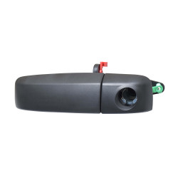 MANIJA EXTERIOR FT PANDA 07-12 CON HOYO PARA LLAVE CORRUGADA NEGRA PLASTICO TWN HUSHAN 735371236 Izquierdo Delantera