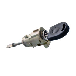 CILINDRO PARA PUERTA VW GOL 08-18/PASSAT 96-05/SAVEIRO 10-18 CON LLAVE PIVOTE 4.5CM 1 PIEZA METAL CROMADO TWN HUSHAN 3B0837168GC Derecho Delantera