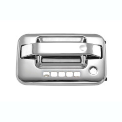 MANIJA EXTERIOR FD LOBO 04-08 LC MARK LT 06-13 CON HOYOS PARA LLAVE Y CODIGO CROMADA PLASTICO TWN HUSHAN Izquierdo Delantera