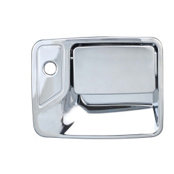 MANIJA EXTERIOR FD SUPER DUTY F-250/F-350/F-450/F-550 99-16/EXCURSION 00-07 CON HOYO PARA LLAVE CROMADA PLASTICO TWN HUSHAN Derecho Delantera