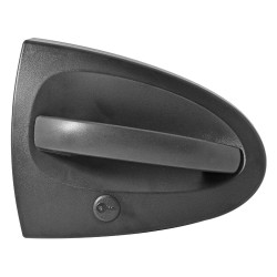 MANIJA EXTERIOR SM FORTWO W451 08-15 SIN HOYO PARA LLAVE CORRUGADA NEGRA PLASTICO TWN HUSHAN 45172002758 Derecho Delantera