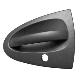 MANIJA EXTERIOR SM FORTWO W451 08-15 CON HOYO PARA LLAVE CORRUGADA NEGRA PLASTICO TWN HUSHAN 4517200175C22A Izquierdo Delantera