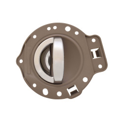 MANIJA INTERIOR JP COMMANDER 06-10 CON BASE CAFE/CROMADO PLASTICO TWN HUSHAN Izquierdo Delantera/Trasera