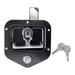 MANIJA EXTERIOR UN CHAPA HUNDIDA 50-18 TIPO T NEGRA/CROMO METAL TWN BRA Derecho/Izquierdo