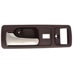 MANIJA INTERIOR HD ACCORD 2P COUPE 90-93 CON HOYO PARA SEGURO SEGURO ELECTRICO CAFE/CROMADO PLASTICO TWN HUSHAN 72165-SM2-0032 Izquierdo Delantera