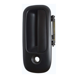MANIJA EXTERIOR CV EXPRESS VAN GM SAVANA 10-18 CON HOYO PARA LLAVE LISA NEGRA PLASTICO TWN HUSHAN Izquierdo Delantera
