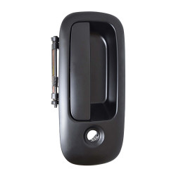 MANIJA EXTERIOR CV EXPRESS VAN GM SAVANA 10-18 CON HOYO PARA LLAVE LISA NEGRA PLASTICO TWN HUSHAN Derecho Trasera Puerta lateral abatible