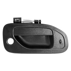 MANIJA EXTERIOR NS URVAN 14-18 CON HOYO PARA LLAVE CORRUGADA NEGRA PLASTICO TWN HUSHAN Derecho Delantera