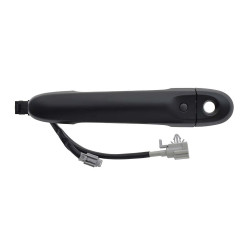 MANIJA EXTERIOR NS VERSA 12-19/MARCH 12-20/CUBE 09-14/JUKE 11-17/NOTE 14-18 CON HOYO PARA LLAVE CON SENSOR LISA PARA PINTAR NEGRA PLASTICO TWN HUSHAN Izquierdo Delantera