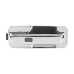 MANIJA EXTERIOR FD F-150/F-250/LOBO 15-20/SUPER DUTY 17-20 SIN HOYO PARA LLAVE CON SENSOR 4 PINS CROMADA PLASTICO TWN HUSHAN Derecho Delantera