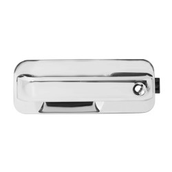 MANIJA EXTERIOR FD F-150/F-250/LOBO 15-20/SUPER DUTY 17-20 CON HOYO PARA LLAVE SIN SENSOR CROMADA PLASTICO TWN HUSHAN Izquierdo Delantera