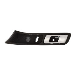 MANIJA INTERIOR FD EXPLORER BASE 11-16 CON HOYO PARA SEGURO NEGRA/CROMO PLASTICO TWN HUSHAN BB5Z-7822601-EA Izquierdo Delantera