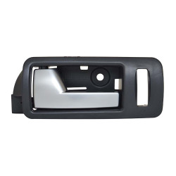 MANIJA INTERIOR FD MUSTANG 05-14 CON HOYO PARA SEGURO NEGRO/PLATA PLASTICO TWN HUSHAN AR3Z-6322600-CC Derecho Delantera