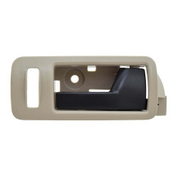 MANIJA INTERIOR FD MUSTANG 05-14 CON HOYO PARA SEGURO BEIGE/NEGRO PLASTICO TWN HUSHAN AR3Z-6322600-EA Derecho Delantera