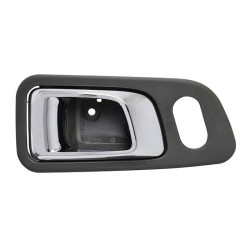 MANIJA INTERIOR HD PILOT 03-08 CON HOYO PARA SEGURO GRIS/CROMO PLASTICO TWN HUSHAN 72165-S9V-A01ZD Izquierdo Delantera